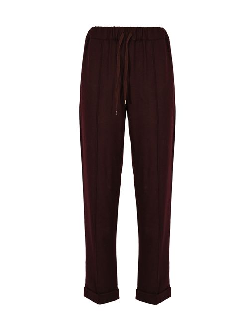 Pantalone Brian in panno di misto cashmere Liviana Conti | F5WN39D94-1